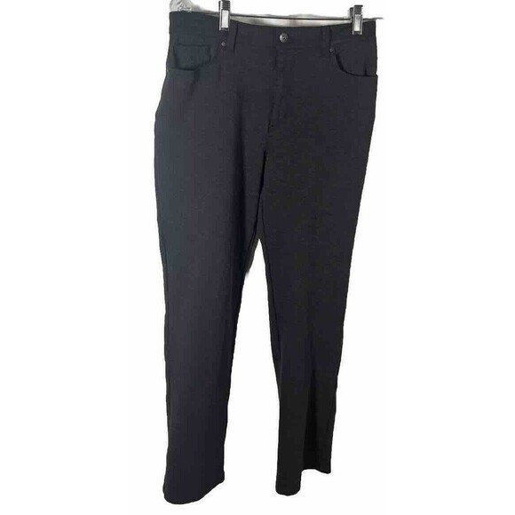 Size 10 Avarage Gloria Vanderbilt Amanda Ponte Gray Woman Stretch Pants - Picture 1 of 10